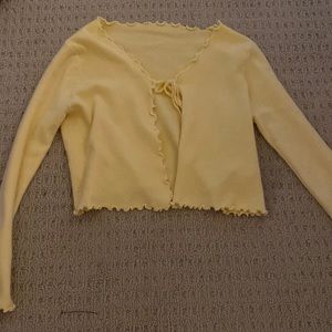 yellow cardigan, from shein great condition.